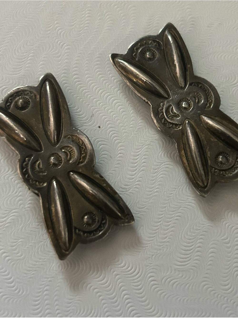 Sterling silver vintage conchos for belt
